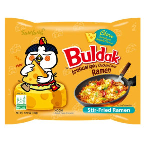 Локшина рамьон Бульдак Cheese Samyang Buldak, 140 г